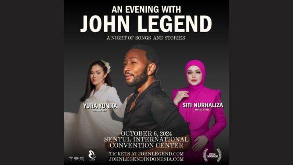 Special Guest Yura Yunita & Dato' Sri Siti Nurhaliza, Begini Cara Beli Tiket Konser John Legend yang Dinanti